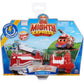 Mighty Express, Rescue Red Motorized Toy Train with Working Tool and Cargo Car