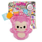 Fluffie Stuffiez Collectible Feature Plush, Surprise Reveal Unboxing DIY Fur Pulling,