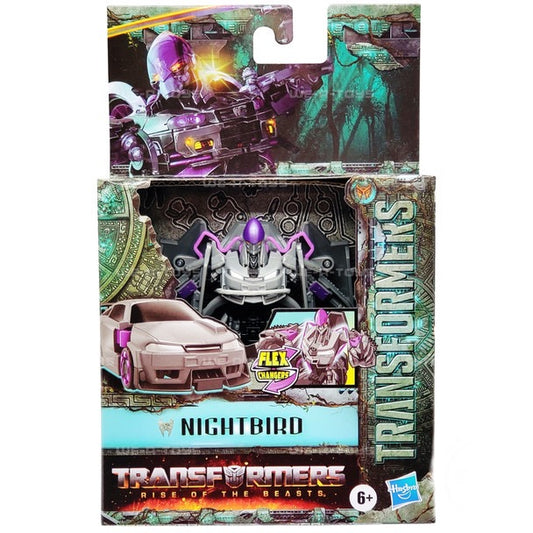 Transformers Rise of the Beasts Flex Changers Nightbird Action Figure