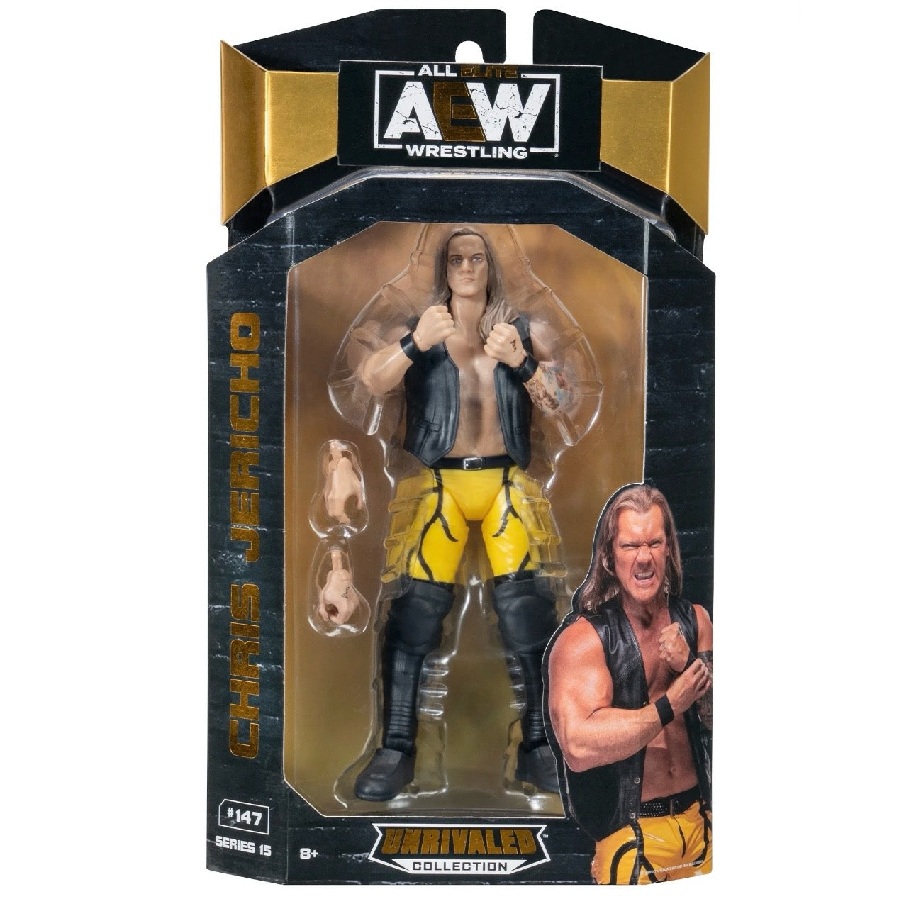 AEW Unrivaled Collection Series 15 #147 Chris Jericho action figure,