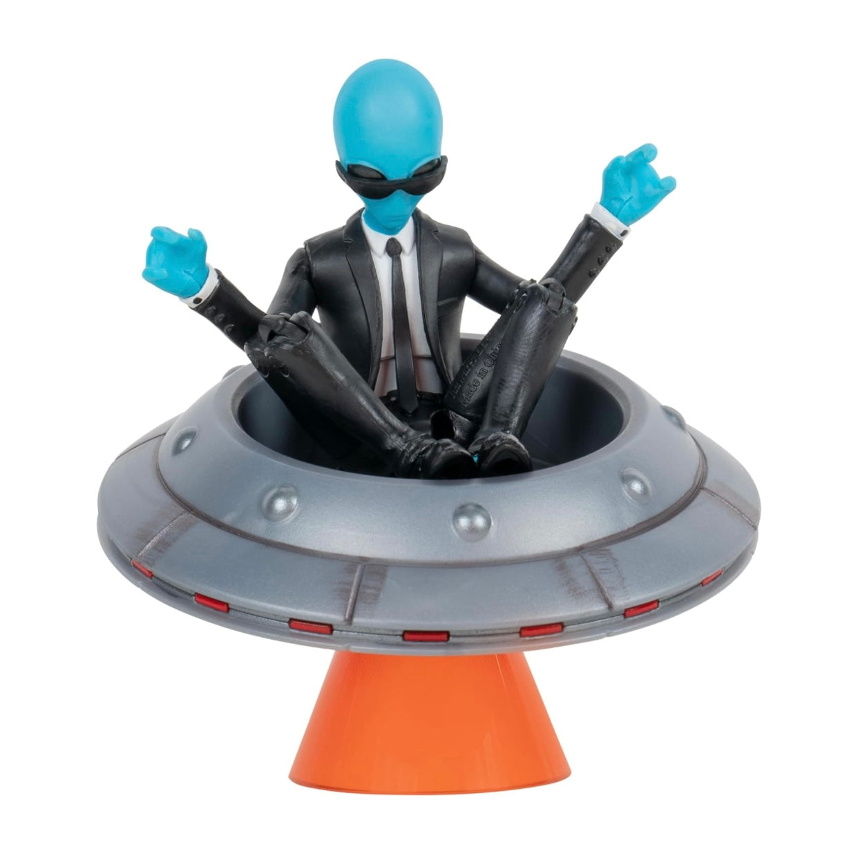 Fortnite Human Bill (EMOTE Series) - 4-inch Articulated Figure with Lil’ Saucer Emote Vehicle and Flying Slasher Accessory