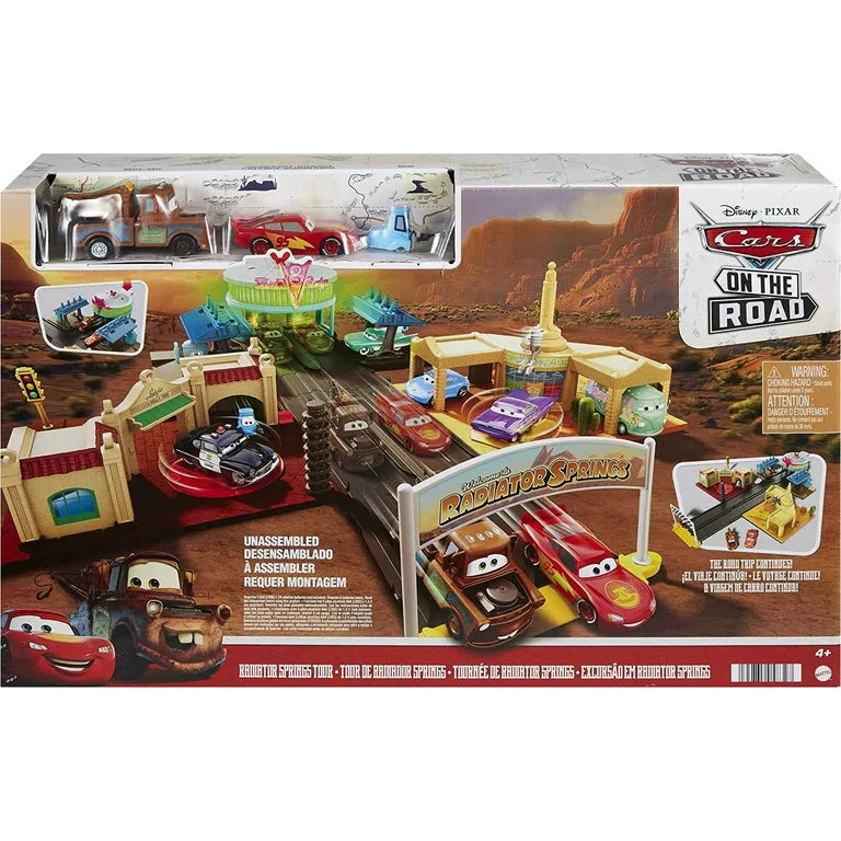 Disney Pixar Cars On The Road Radiator Springs Tour Playset