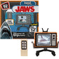 Tiny TV Classics Collectible Jaws TV with Real Working Remote