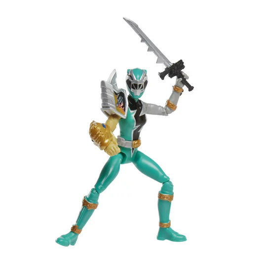 Power Rangers Dino Fury Green Ranger, with Dino Fury Key 6-Inch Action Figure