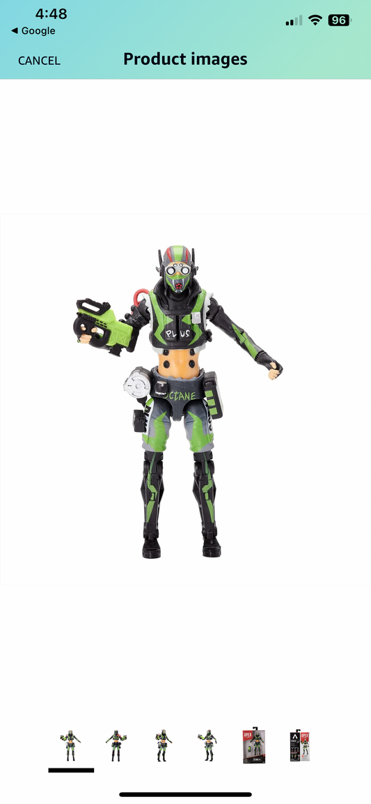 Electronic Arts Apex Legends 6” Octane Collectible Rare Hit and Run Skin Action Figure
