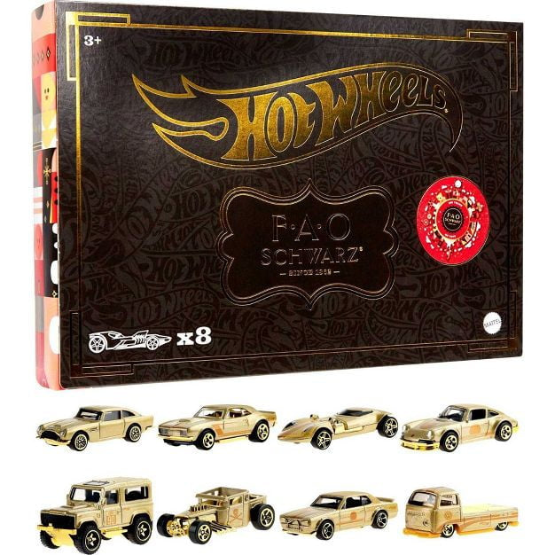 Hot Wheels F-A-O Schwarz 1:64 Scale Die-Cast - 8pk