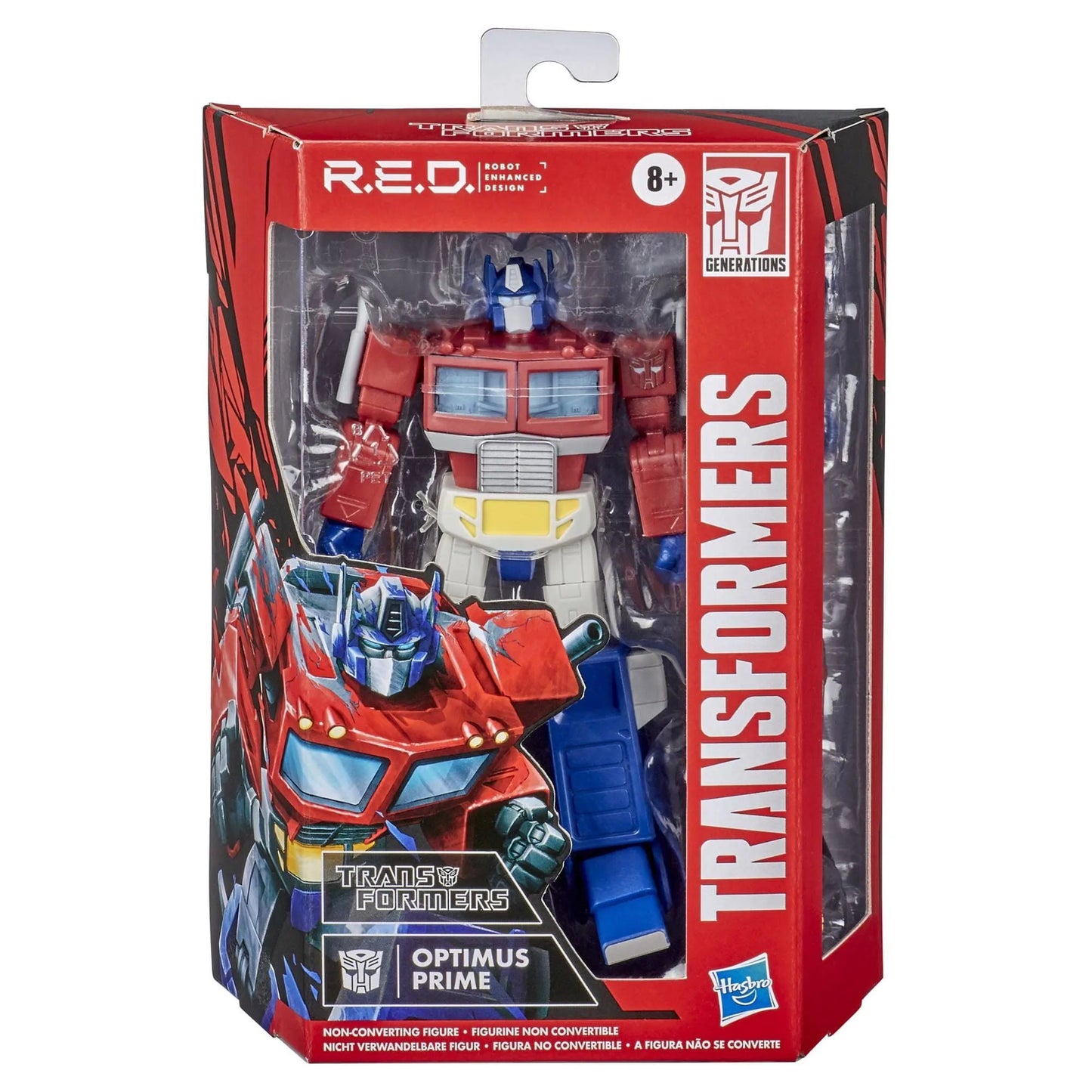 Transformers R.E.D. Vintage G1 Optimus Prime Action Figure