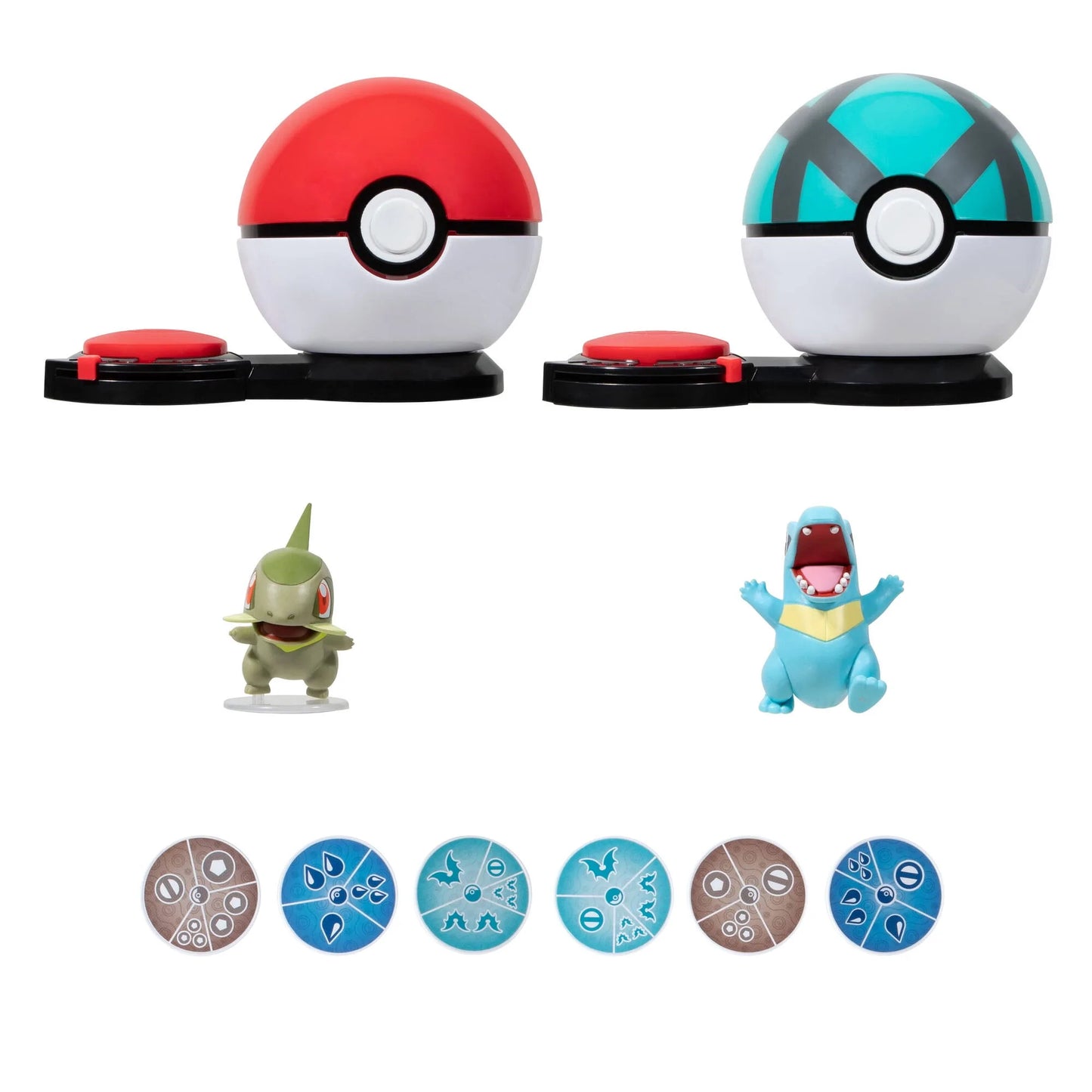 Pokémon Axew with Poke Ball vs Totodile with Net Ball Surprise Attack Game