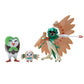 Jazwares Pokemon Select Evolution Figure Set 3-Pack - Rowlet, Dartrix, Decidueye