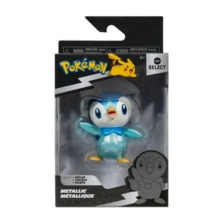 Pokémon Select Metallic Piplup 3-in Battle Figure