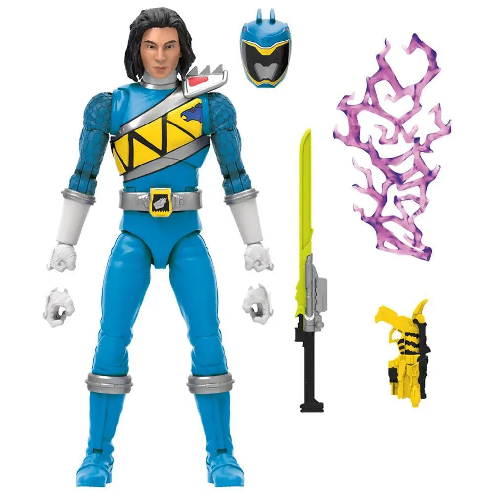 Power Rangers Lightning Collection Dino Charge Blue Ranger 6” Collectible Action Figure