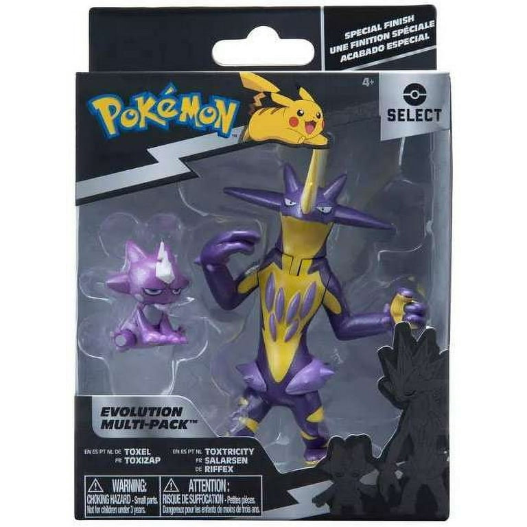 Pokémon Toxel Toxtricity Select 2-Pack Evolution Action Figures