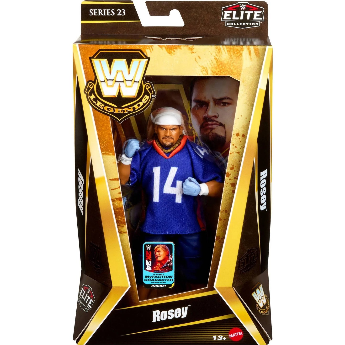 WWE Wrestling Elite Collection Legends Series 23 Rosey Action Figure