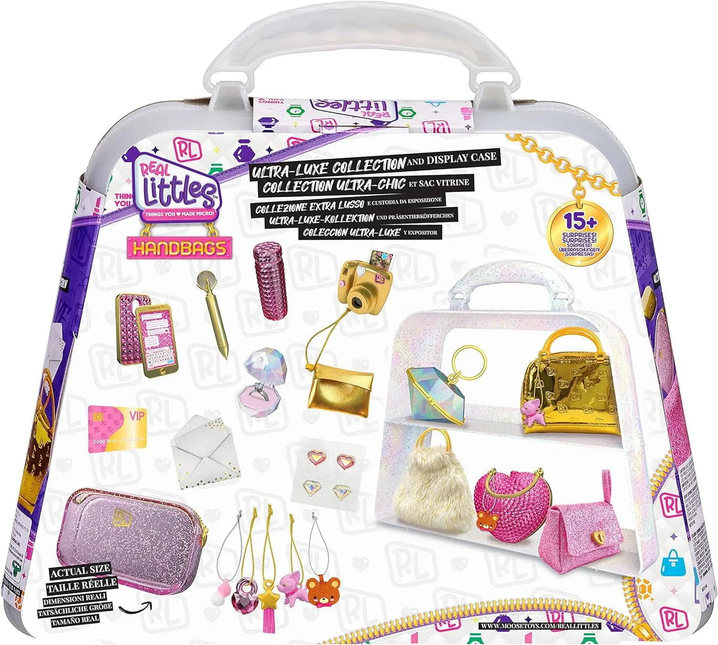 Real Littles Collectible Micro Handbag Collection with 17 Surprises inside!