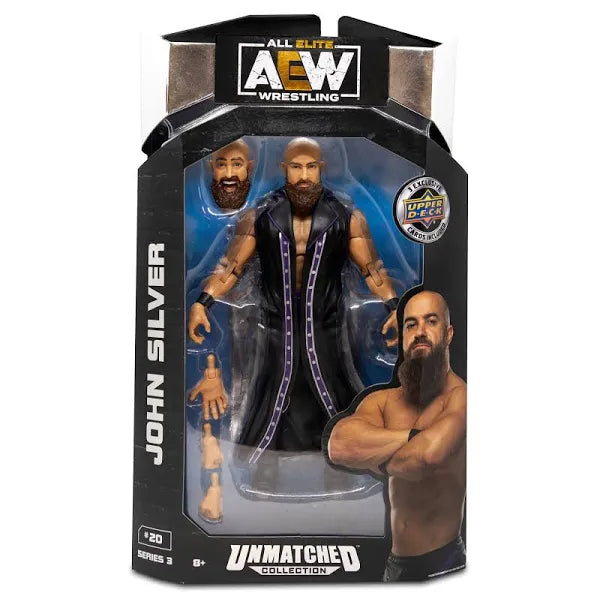 AEW Unmatched All Elite Wrestling 6” John Silver Figure with Accessories