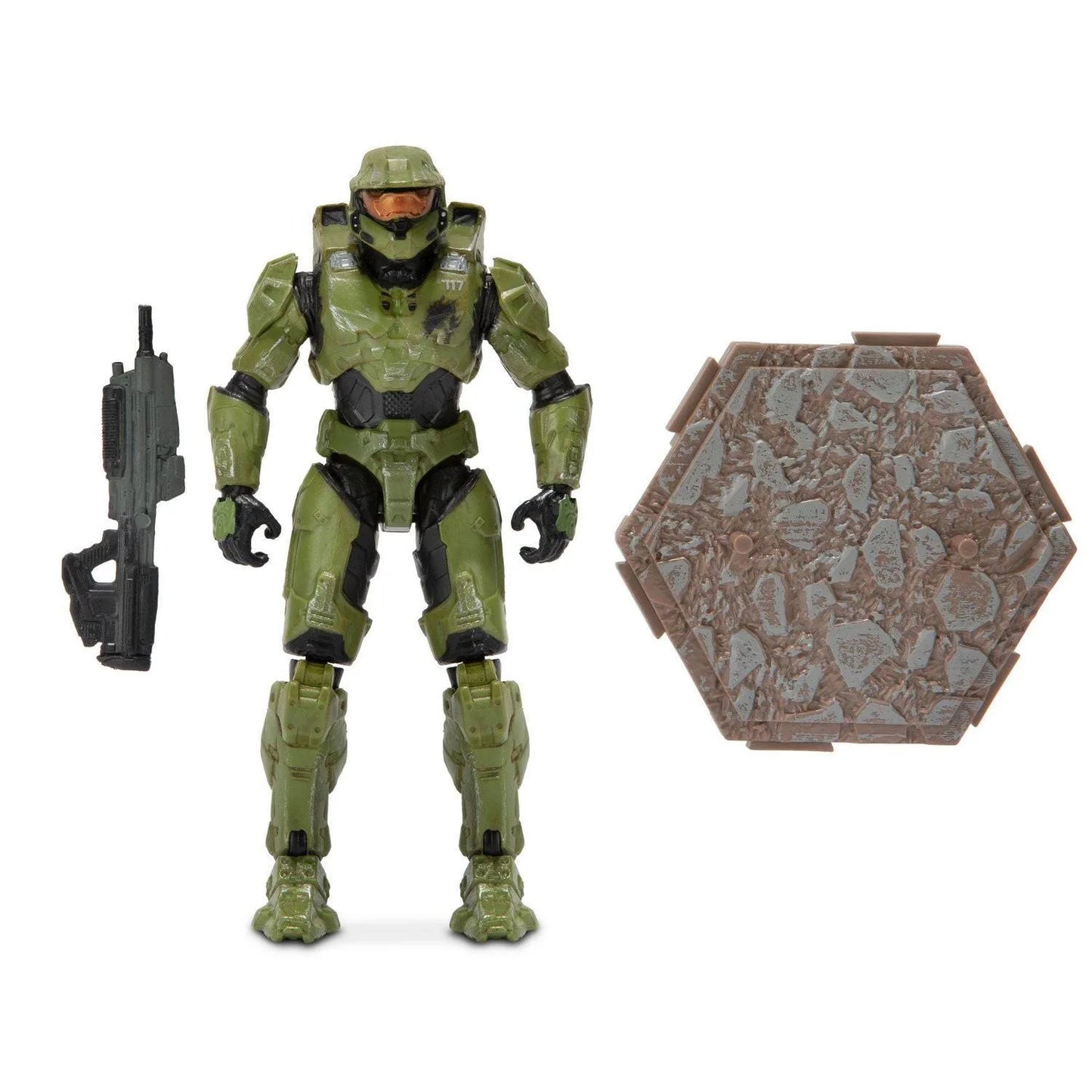 Halo Infinite Master Chief with Assault Rifle Action Figure