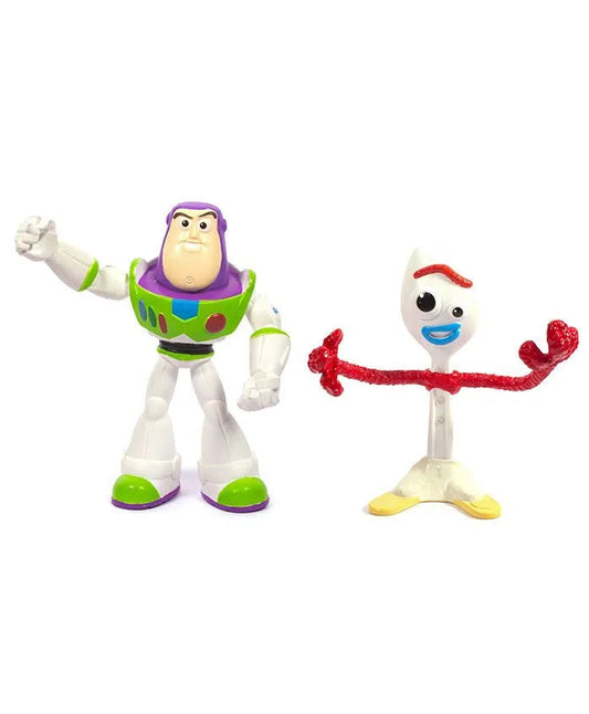 Disney/Pixar Toy Story 4 Buzz Lightyear and Forky Flextreme Bendable Figures