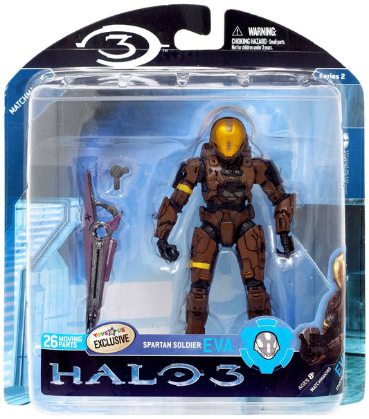 Halo 3 Series 2 Spartan Soldier EVA Toy’sRus Exclusive [Brown] Action Figure