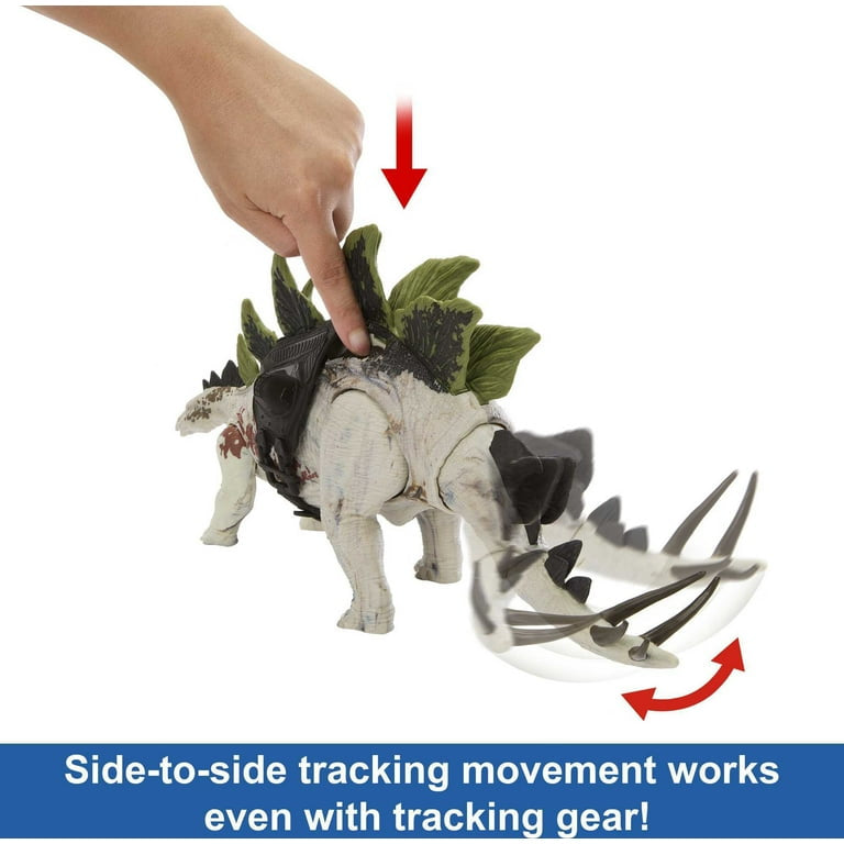 Jurassic World Dominion Gigantic Trackers Stegosaurus Action Figure Motion & Tracking Gear