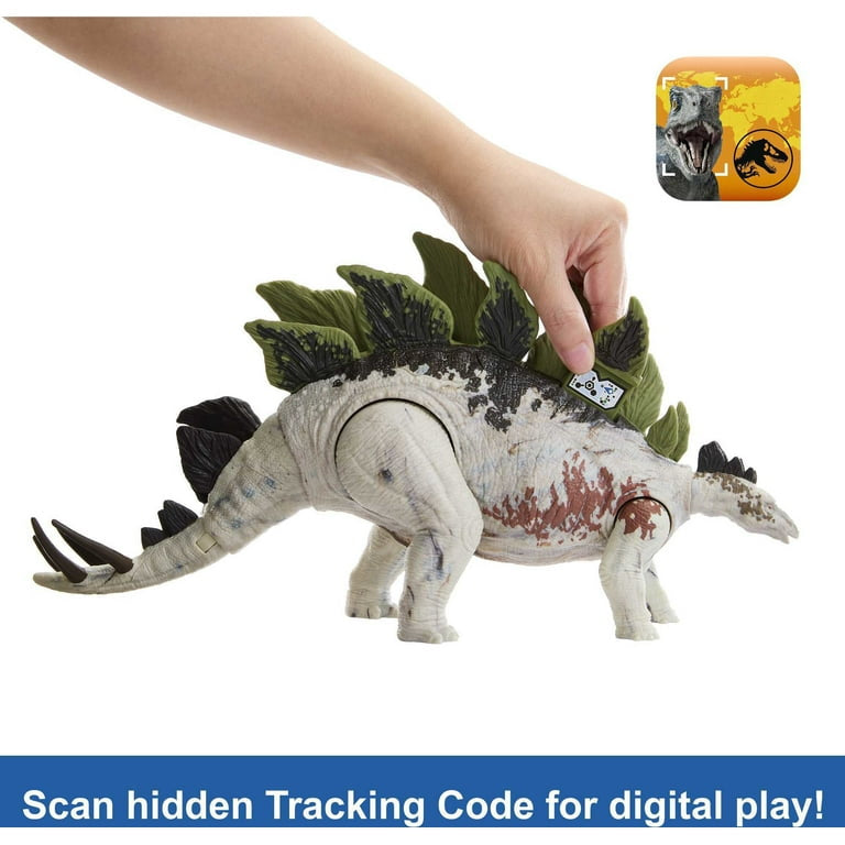 Jurassic World Dominion Gigantic Trackers Stegosaurus Action Figure Motion & Tracking Gear