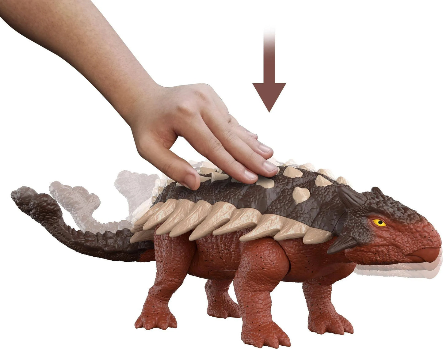 Jurassic World Roar Strikers Ankylosaurus Action Figure