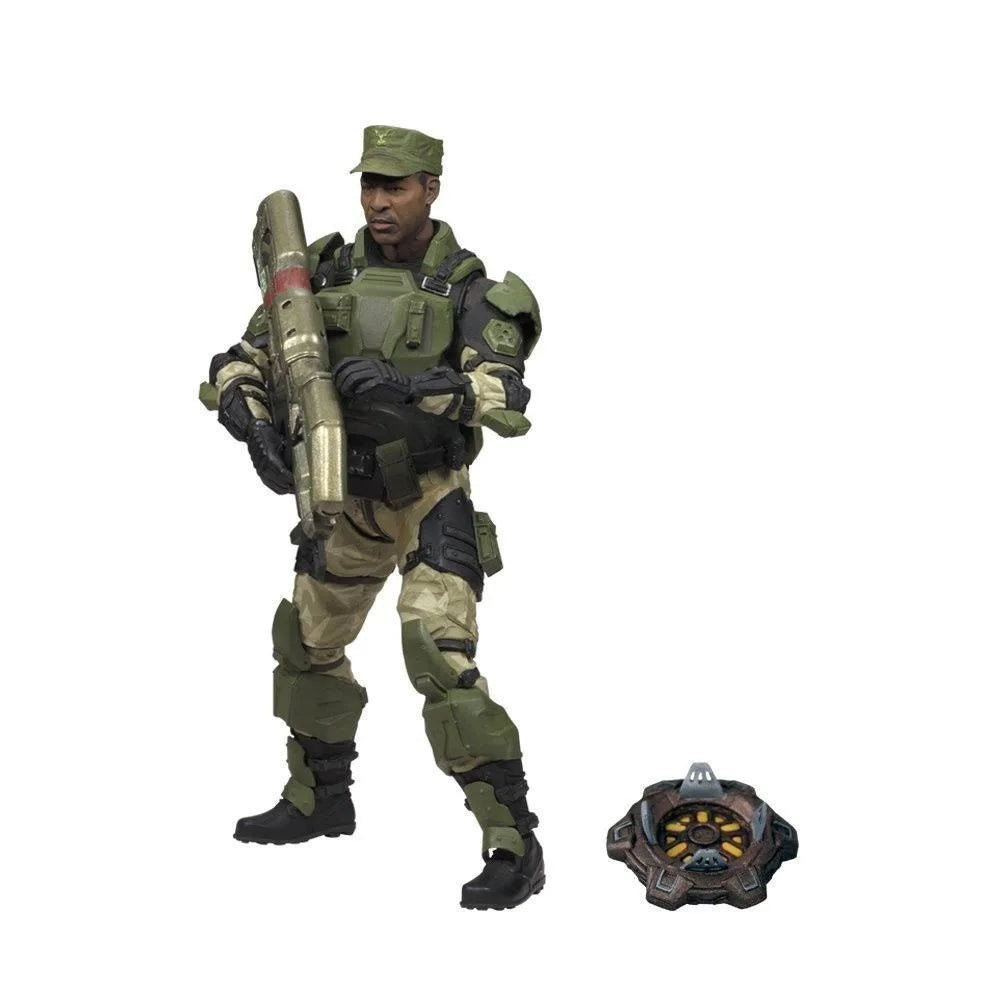 Halo 3 Collection  UNSC Sgt. Avery Johnson  New Character Action Figure