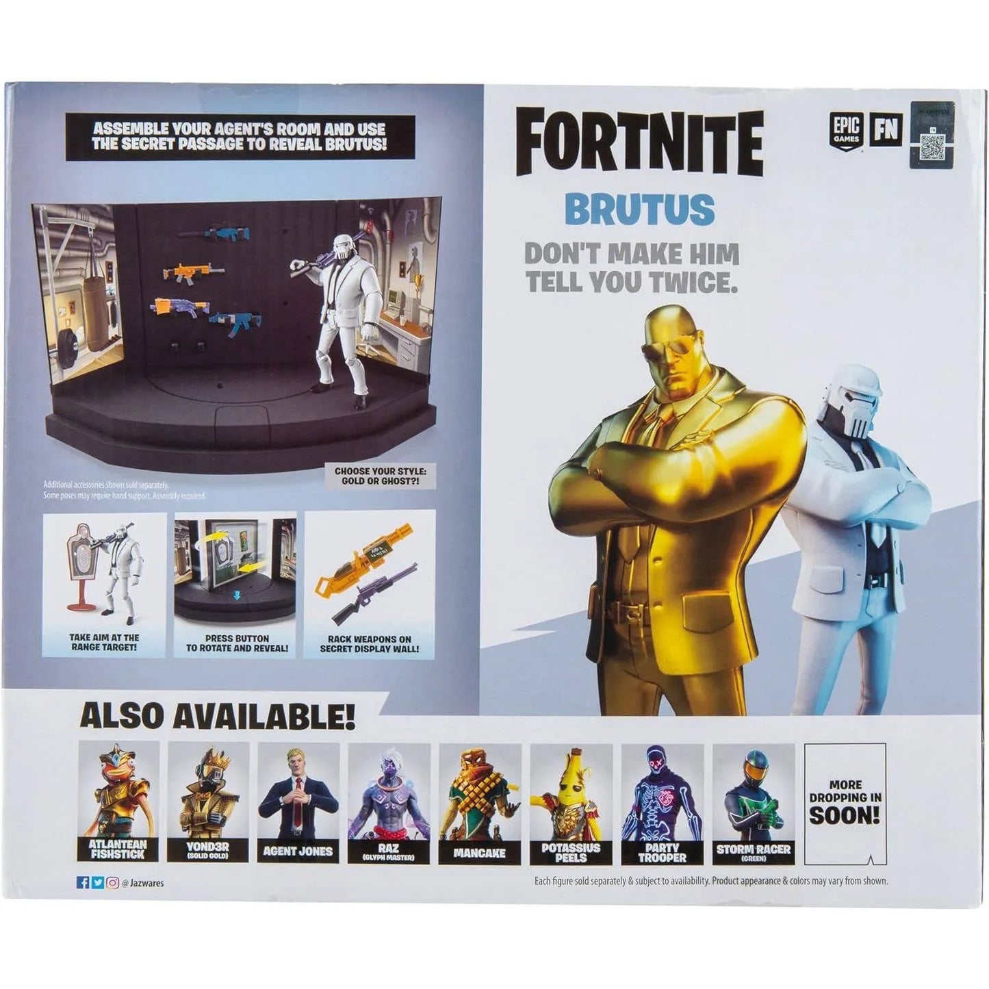 Fortnite 2 Figure Pack Agent's Room Brutus(FNT1017) with accessories