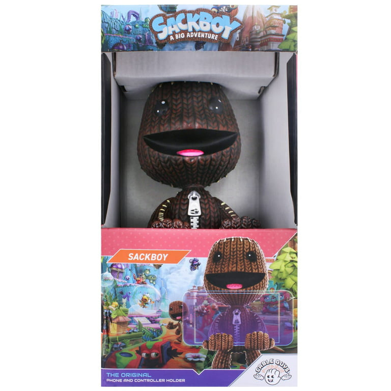 Sackboy: A Big Adventure - Sackboy - Original Mobile Phone & Gaming Controller Holder, Device Stand, Cable Guys,