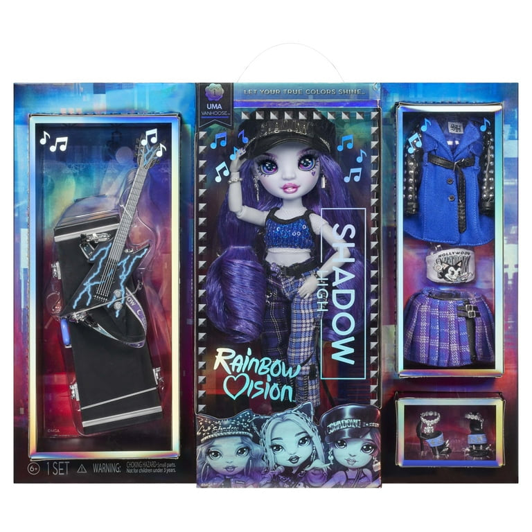 Rainbow Vision Shadow High Neon Shadow Uma Vanhoose Fashion Doll with 2 Designer Outfits