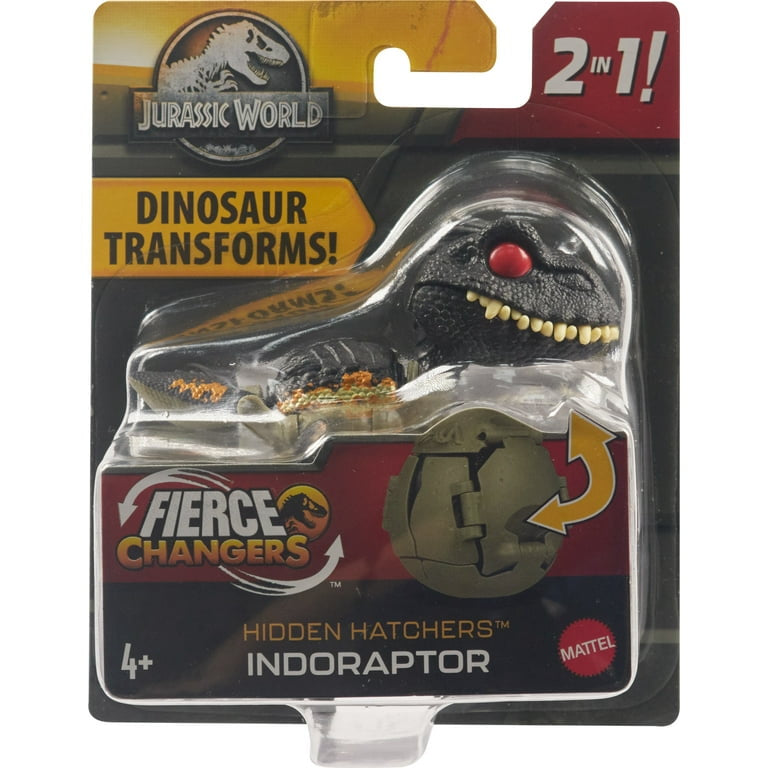 Jurassic World Egg to Indoraptor Dinosaur Transforming Hidden Hatchers