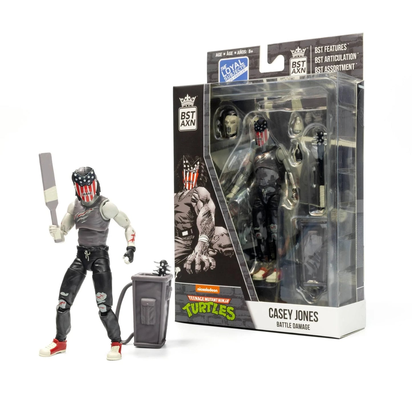 TMNT BST AXN Casey Jones Battle Damage 5" Action Figure