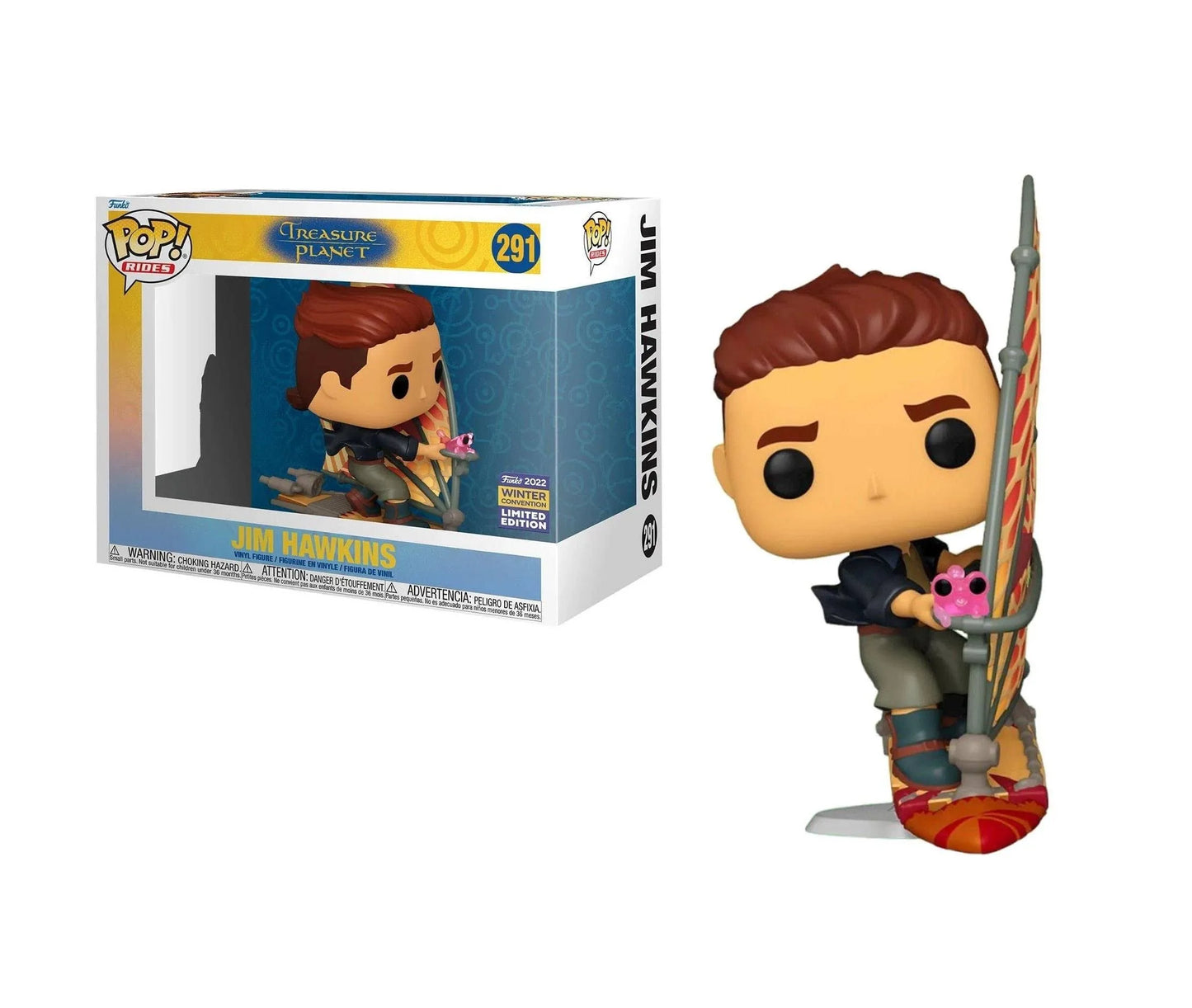 Funko Pop! Ride Treasure Planet Jim Hawkins Vinyl Figure #291 FP-1