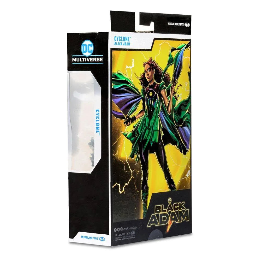 Cyclone Figure McFarlane Toys DC Multiverse Cyclone Black Adam Movie 7” Action Figure ...