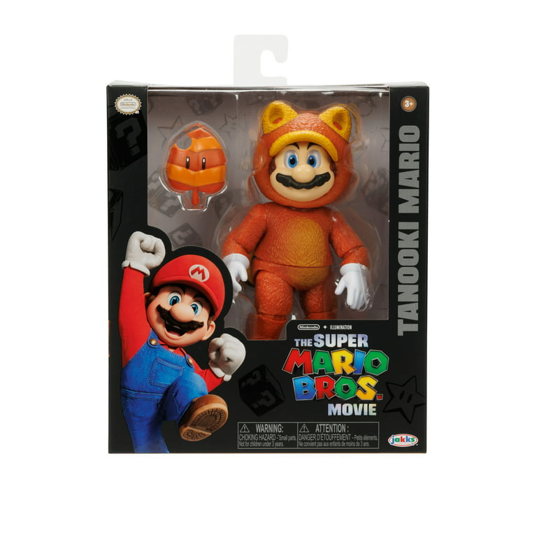 Nintendo The Super Mario Bros. Movie Tanooki Mario Action Figure