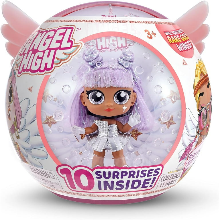 Zuru Itty Bitty Prettys Angel High Doll Cosmo with 10 Surprise Accessories-Series 1