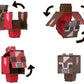 Minecraft Flippin' Figs Mooshroom + Cow Action Figure