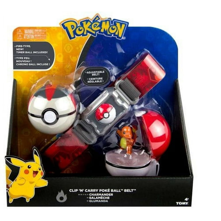 Pokémon Clip 'n' Carry Poke Ball Belt- Charmander Playset