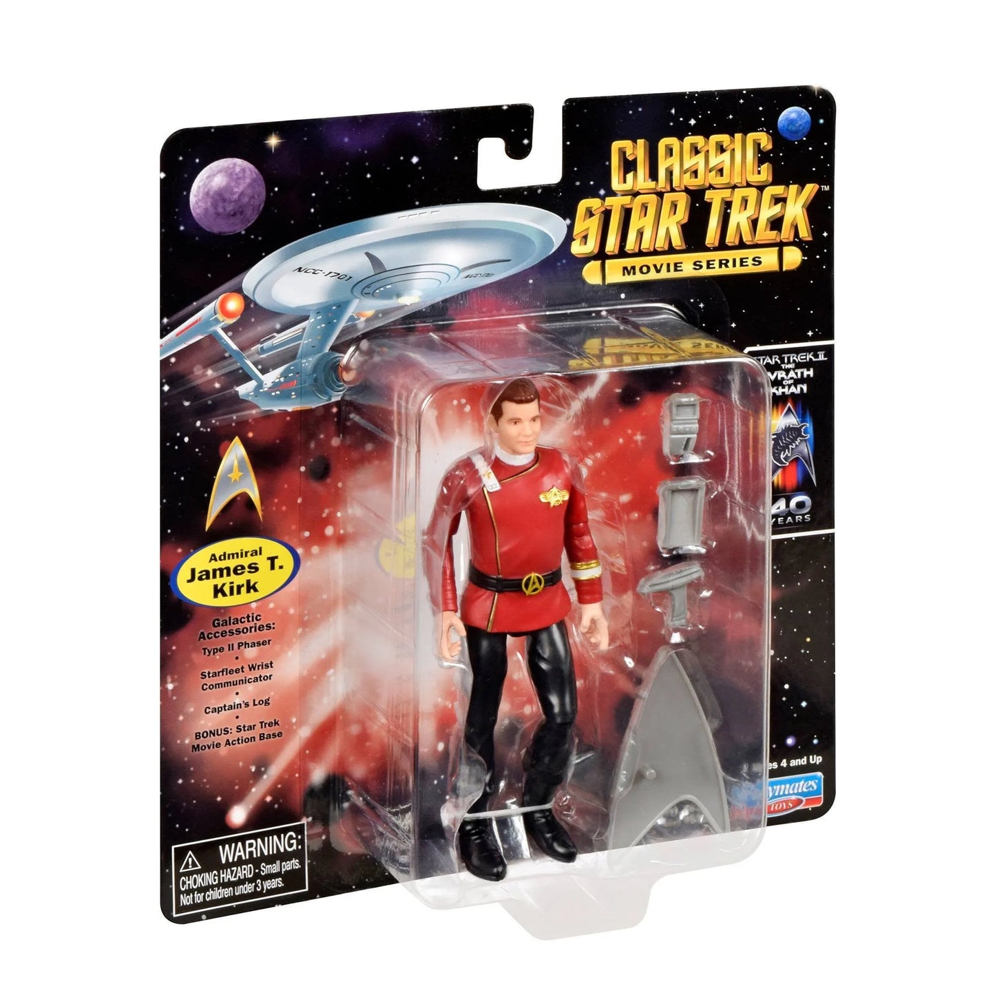 Classic Star Trek 40th Years Admiral James T Kirk Action Figure