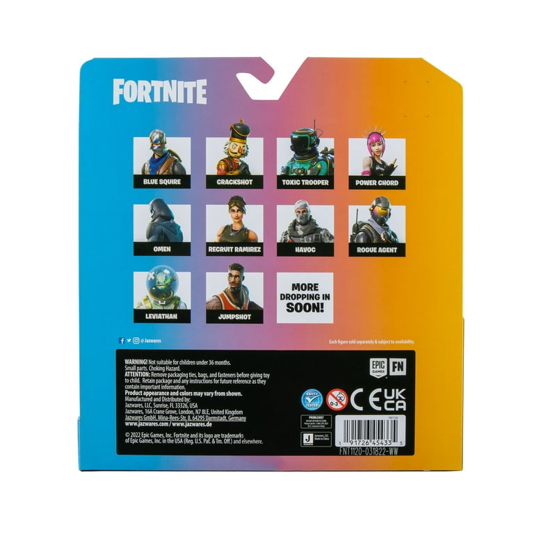 Fortnite Micro Squad Four 2.5” Articulated Figures with Harvesting Tools