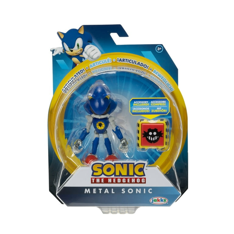 Sonic The Hedgehog articulated Action Figure Modern Metal Sonic with Trap Spring