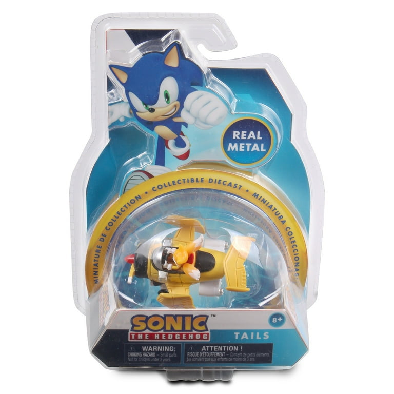 Sonic The Hedgehog Collectible Die-cast Tails Real Metal Racing Car