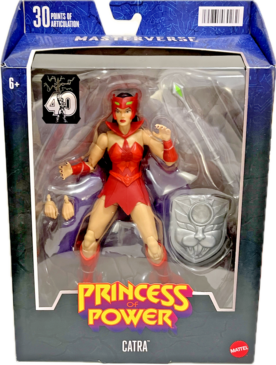 Masterverse Masters of the Universe 40th Anniversary 7” Princess of Power Catra with accessories Action Figure