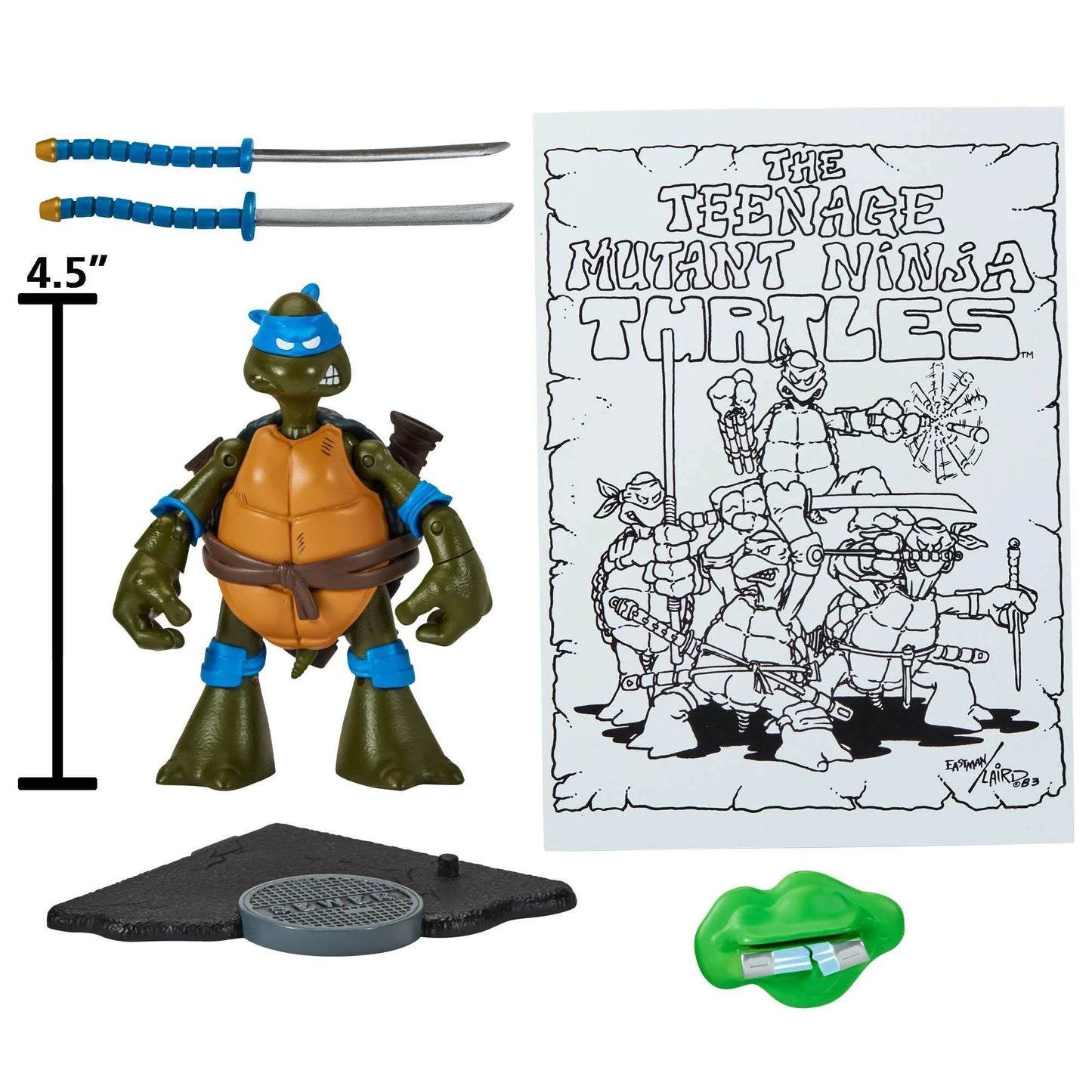 40th Years of Teenage Mutant Ninja Turtles Leonardo Original Sketch Action Figure