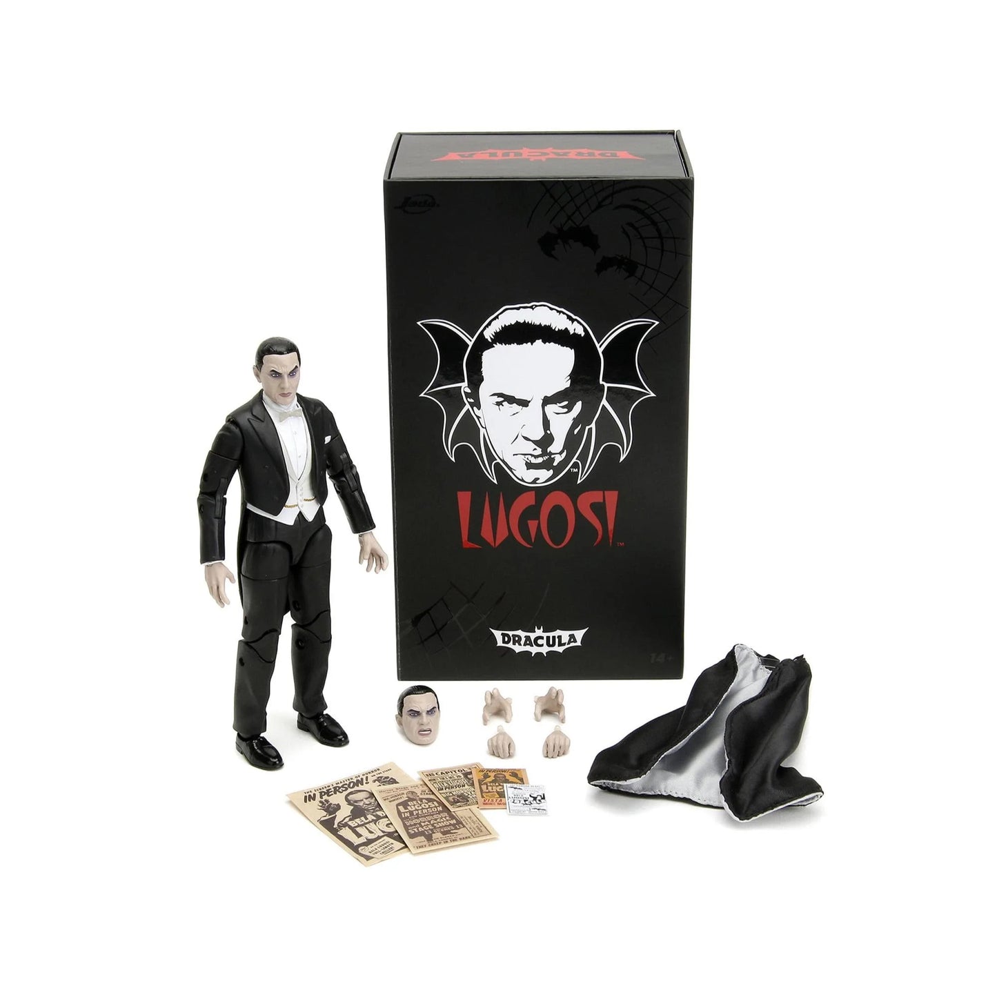 Jada Bela Lugosi Dracula 6" Moveable Figure with Accessories