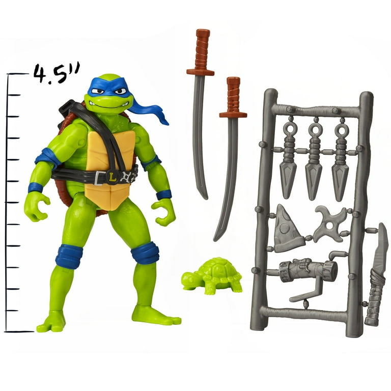 Teenage Mutant Ninja Turtles: Mutant Mayhem 4.5” Leonardo Action Figure