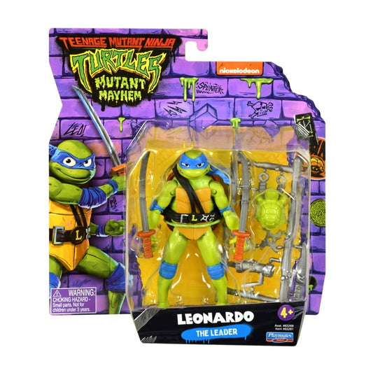 Teenage Mutant Ninja Turtles: Mutant Mayhem 4.5” Leonardo Action Figure