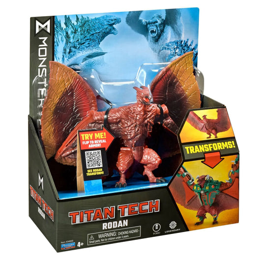 Godzilla Monsterverse Titan Tech Transforming Rodan 8" Action Figure