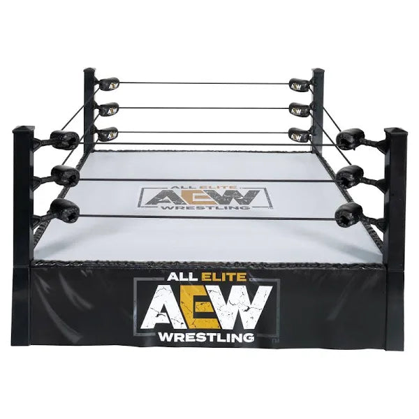 All Elite Wrestling Unrivaled Collection Authentic Action Ring, with Flexible Tension Ring Ropes