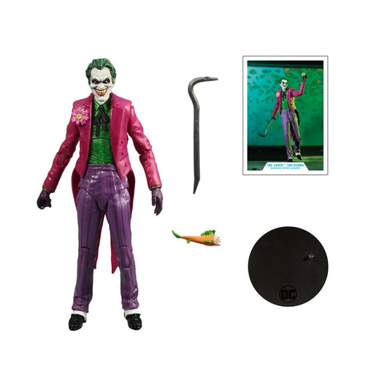 McFarlane Toys DC Multiverse The Joker: The Clown Three Jokers 7-In Action Figure (Damaged Package)