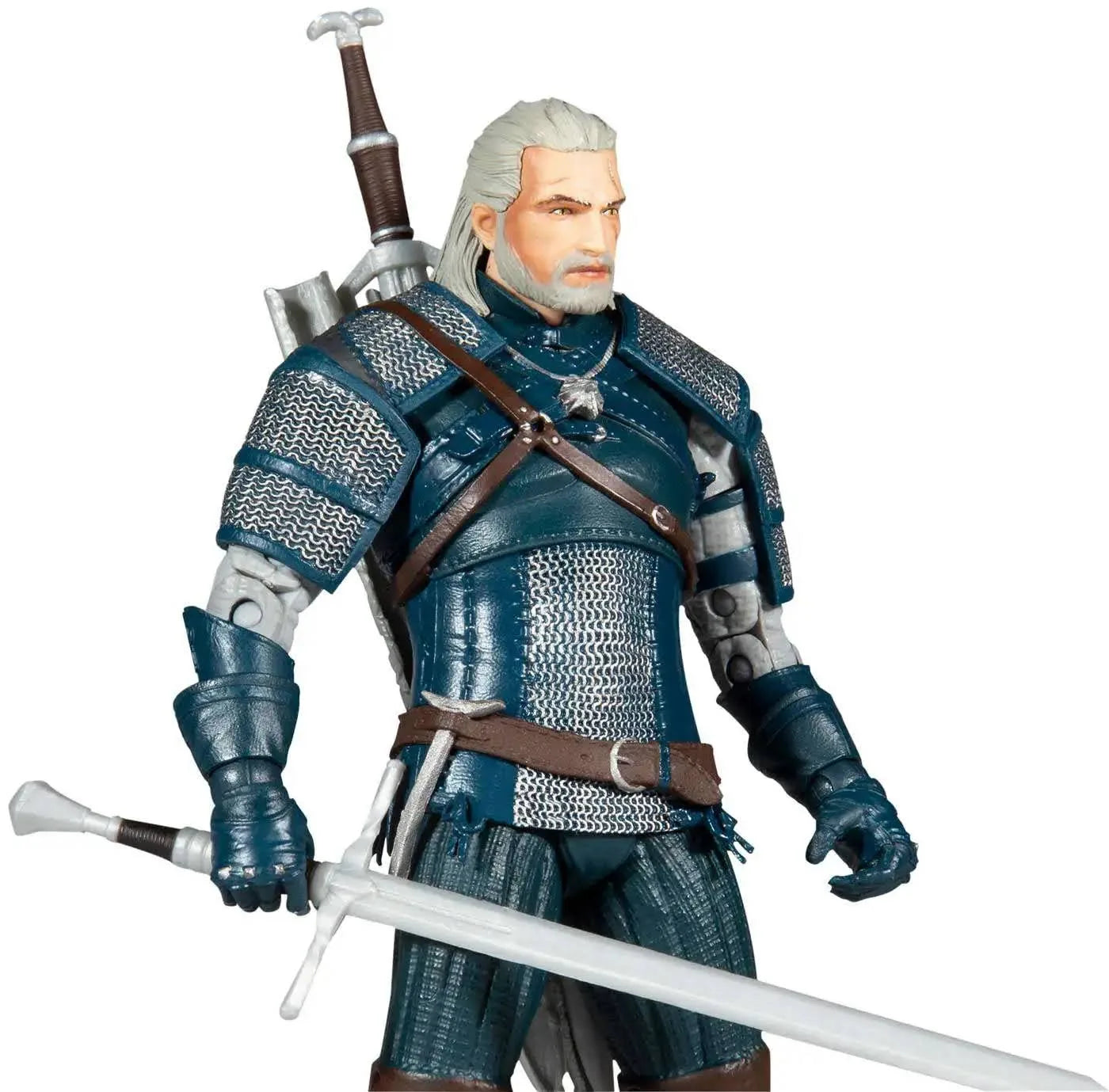 The Witcher Geralt of Rivia (Viper Armor: Teal) 7" Action Figure with Accessories McFarlane Toys